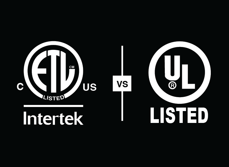 UL Listing and Intertek (ETL) Listing